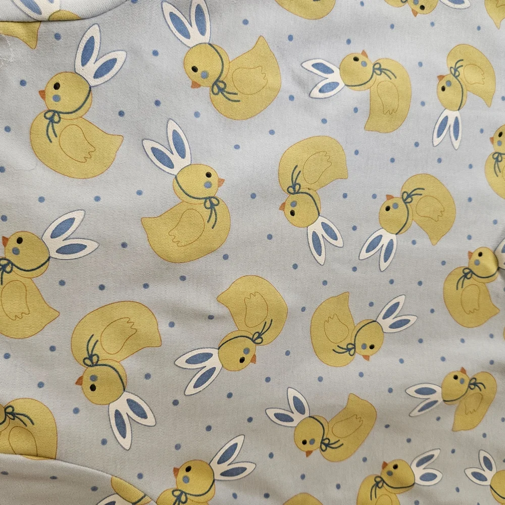 NWT "Mangnolia Baby Bunny Ears Printed Playsuit." 3 Months - Picture 3 of 8